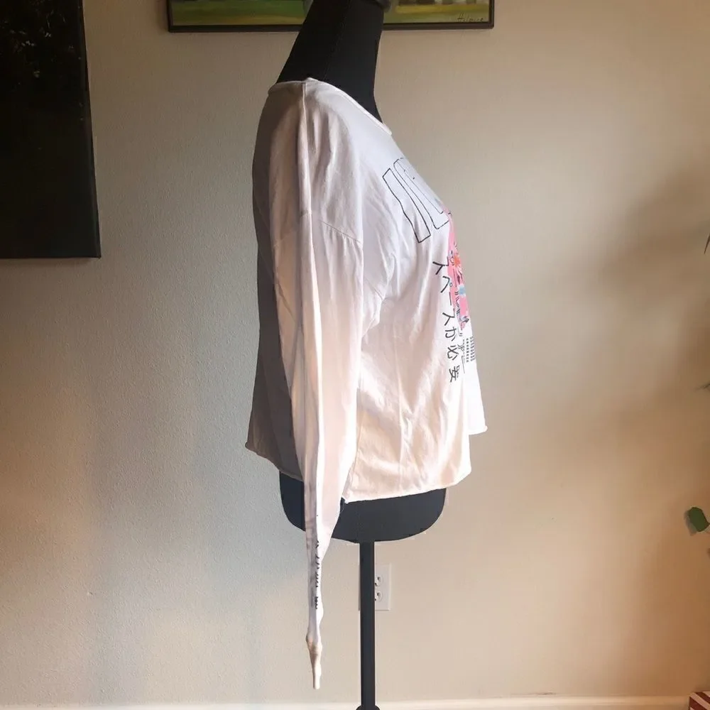 Grayson Threads “Iconic” Cropped Graphic Longsleeve T Shirt